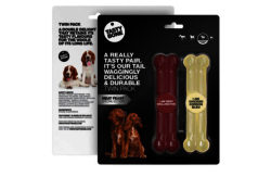 Tasty Dog Bone Meat Feast Twin Pack